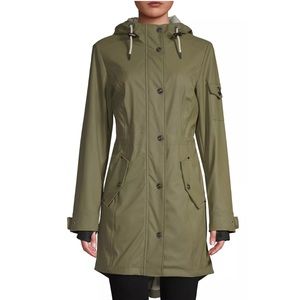 1 Madison Women’s Hooked Rain Anorak Coat, Size XL